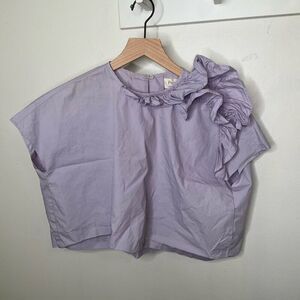 Psophia Vazquez De Castro Ruffle Top